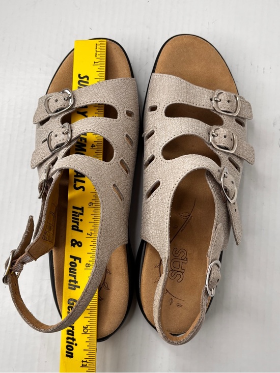 SAS Mystic Slingback Sandals Comfort Tripad Beige Leather Womens Sz 9 Narrow NEW main image 3